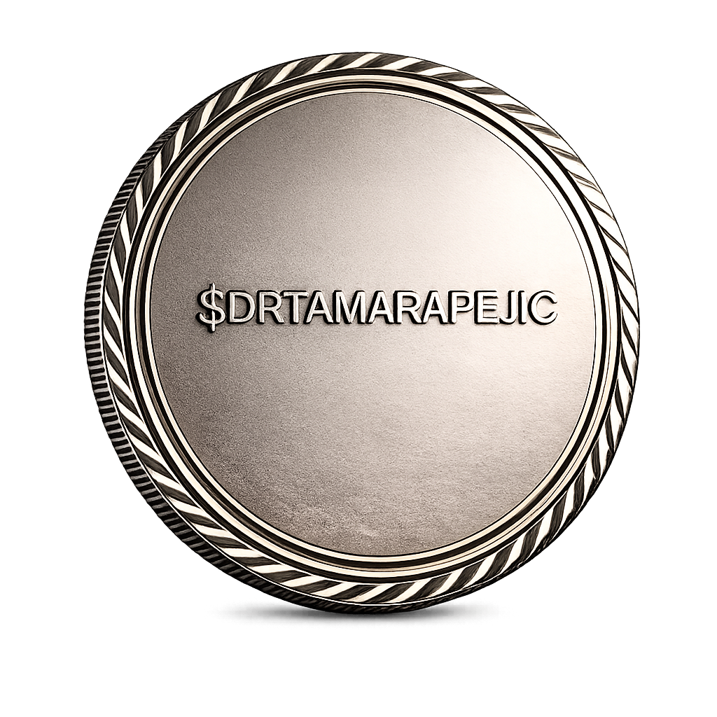 Commemorative $DRTAMARAPEJIC coin